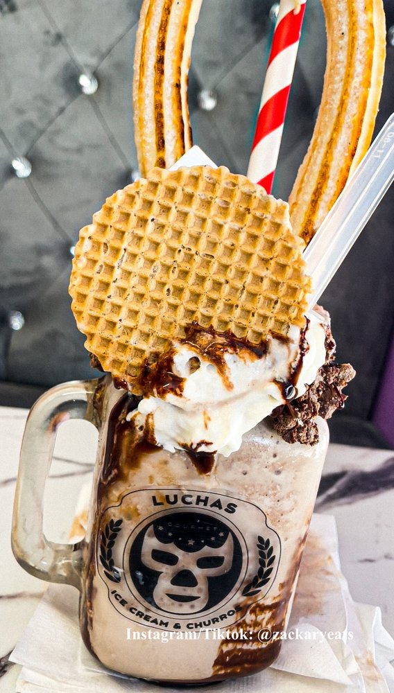 Lucha Libre Ice Cream And Churros, WinstonSalem Roadtrippers