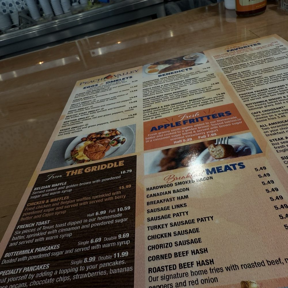 Peach Valley Cafe - Menu - Breakfast & Brunch Near Me - Maitland, Florida Peach Valley Cafe - Menu - Breakfast & Brunch Near Me - Maitland, Florida
