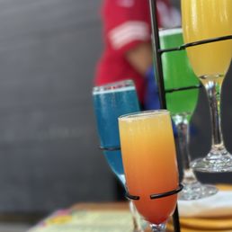 MIMOSA FLIGHTS Smurf, traditional, melon and sunset MIMOSA FLIGHTS Smurf, traditional, melon and sunset