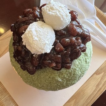 Okrumong - Green Snow Bowl with Red Bean - Desserts Near Me - Torrance, California