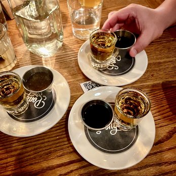 Pony Up - Get Crazy & Pony Up Shots (Whiskey with Au Jus chaser) - Sandwiches Near Me - Denver, Colorado Pony Up - Get Crazy & Pony Up Shots (Whiskey with Au Jus chaser) - Sandwiches Near Me - Denver, Colorado