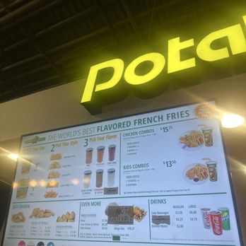 Potato Corner - menu - Fast Food Near Me - Rancho Cucamonga, California