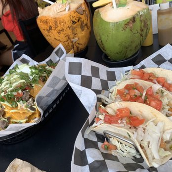 The Taco Joint - Steak Nachos  Ground Beef Taco Shrimp Taco Chicken Taco - Tacos Near Me - Hollywood, Florida