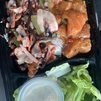 Seattle Fish Guys - Squid salad, salmon, scallop - Seafood Markets Near Me - Seattle, Washington
