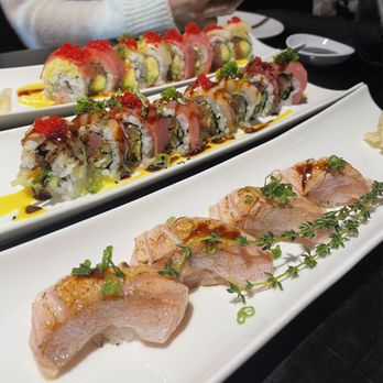 Kizuna - Tuna All Day Roll, O-toro Maguro, Kizuna Roll - Sushi Bars Near Me - Vienna, Virginia Kizuna - Tuna All Day Roll, O-toro Maguro, Kizuna Roll - Sushi Bars Near Me - Vienna, Virginia