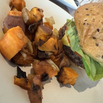 True Food Kitchen - Plant-Based Double Cheeseburger, V - New American Near Me - Los Angeles, California