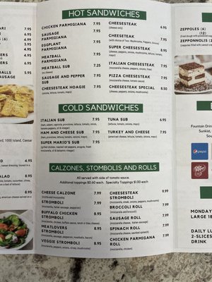 Menu photo 7 Mario’s Pizzeria Wake Forest, NC