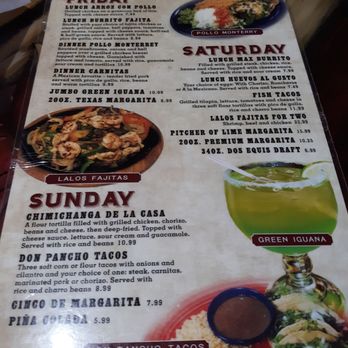 Lalos Restaurante Mexicano - Specials menu - Mexican Near Me - Fort Wayne, Indiana Lalos Restaurante Mexicano - Specials menu - Mexican Near Me - Fort Wayne, Indiana