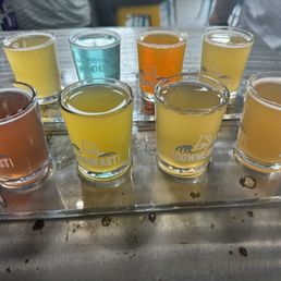 Down East cider flight