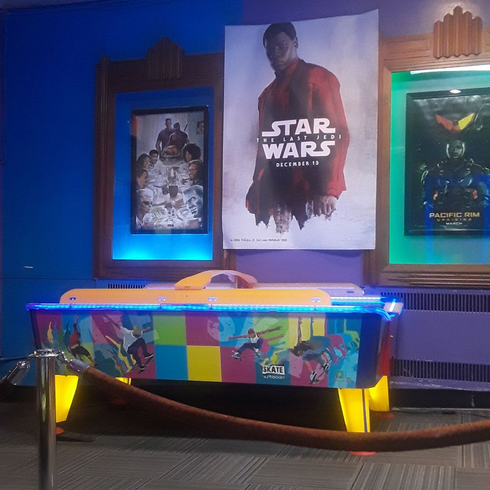 Kent Theatre - The arcade station right in front of the entrance door. - Cinema Near Me - Brooklyn, New York Kent Theatre - The arcade station right in front of the entrance door. - Cinema Near Me - Brooklyn, New York