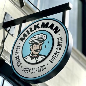 Milkman - Milkman Sign - Burgers Near Me - Cincinnati, Ohio Milkman - Milkman Sign - Burgers Near Me - Cincinnati, Ohio