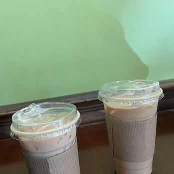 Big Dog Coffee - Iced Mocha Latte & Iced Lavender latte - Desserts Near Me - Pittsburgh, Pennsylvania