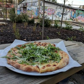 Tin Can Pizzeria - Pumpkin cream, sausage and arugula. DELICIOUS - Pizza Near Me