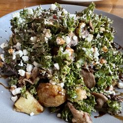 Moby's Pub - The Smoked Duck Kale Salad, solid!