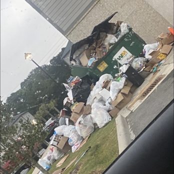 Campion at Lafayette - Dumpsters for our apartment complex - University Housing Near Me - Lafayette, Louisiana