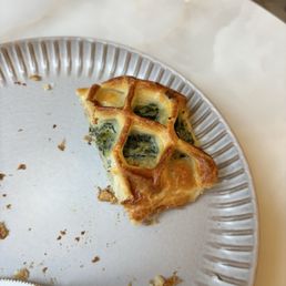 Spinach pastry