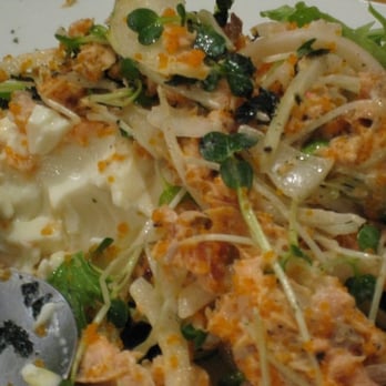 Tokkuri-Tei - Salmon Tofu Salad - Sushi Bars Near Me - Honolulu, Hawaii Tokkuri-Tei - Salmon Tofu Salad - Sushi Bars Near Me - Honolulu, Hawaii