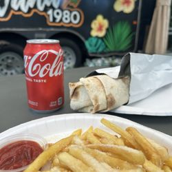Grill on wheel - Potat Chicken Shawarma & truffle fries