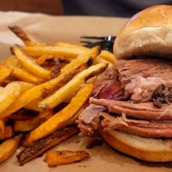 Mission BBQ - Fairless Hills - BBQ brisket sandwich