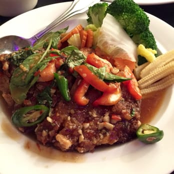 Sisters Thai - Crispy Duck Ka Prow - Thai Near Me - Fairfax, Virginia Sisters Thai - Crispy Duck Ka Prow - Thai Near Me - Fairfax, Virginia