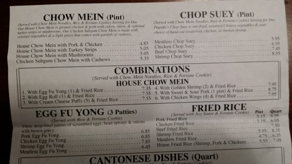 Menu photo 4 Pagoda Restaurant White Bear Lake, MN Menu photo 4 Pagoda Restaurant White Bear Lake, MN