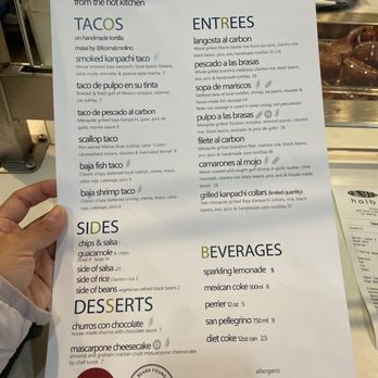 Holbox - Menu - Latin American Near Me - Los Angeles, California Holbox - Menu - Latin American Near Me - Los Angeles, California