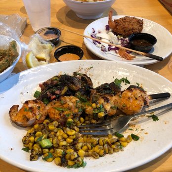California Fish Grill - Grilled shrimp, Brussels sprouts - Seafood Near Me - Redlands, California