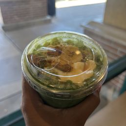 Banana Cream Matcha 🍌 🍵