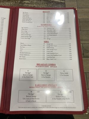 Menu photo 2 Max's Family Restaurant Thomasville, NC
