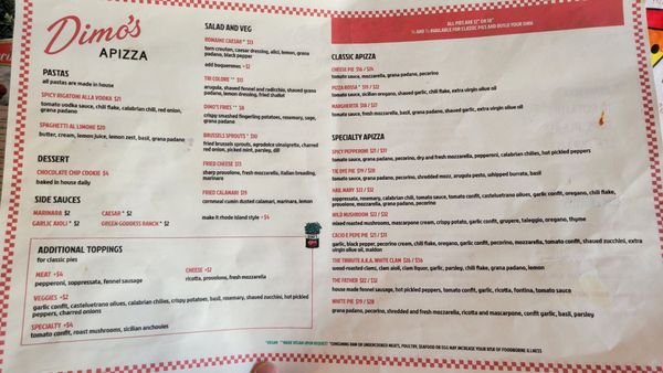 Menu photo 2 Dimo's Apizza Portland, OR Menu photo 2 Dimo's Apizza Portland, OR