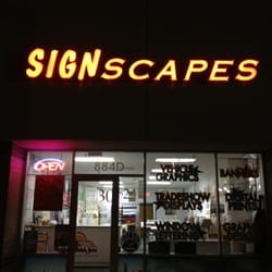 SIGNscapes - Open now to solve your signage challenges.