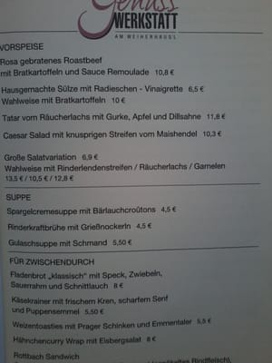Menu photo 1 GenussWerkstatt Maisach, BY