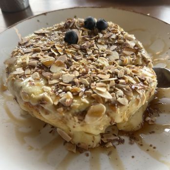 Bartolo's - Blueberry "Pan" cake with lemon curd - Italian Near Me - Farmington, Utah