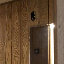 Wigwam Resort - Unfinished outlet with exposed, albeit presumably harmless wiring.