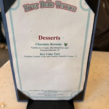 River Belle Terrace - Dessert menu - Desserts Near Me - Anaheim, California River Belle Terrace - Dessert menu - Desserts Near Me - Anaheim, California