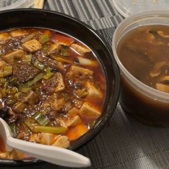 EMei - Famous Mapo Tofu (with/without Minced Pork) Classic Hot and Sour Soup - Szechuan Near Me - Philadelphia, Pennsylvania EMei - Famous Mapo Tofu (with/without Minced Pork) Classic Hot and Sour Soup - Szechuan Near Me - Philadelphia, Pennsylvania