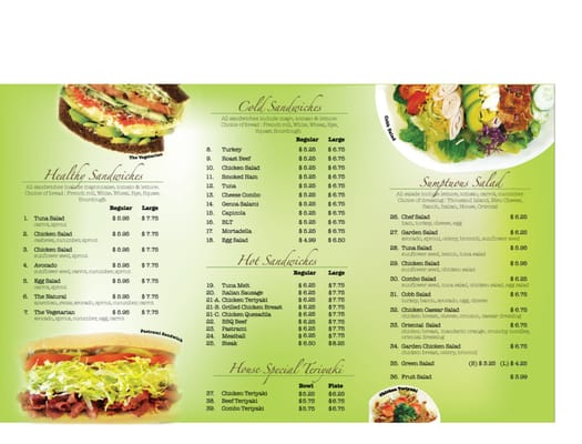 Menu photo 4 C & A Sandwich La Mirada, CA