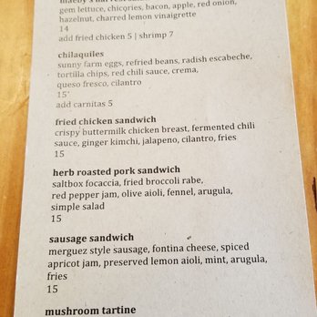 Johnston's Saltbox - Food menu. - New American Near Me - San Carlos, California Johnston's Saltbox - Food menu. - New American Near Me - San Carlos, California