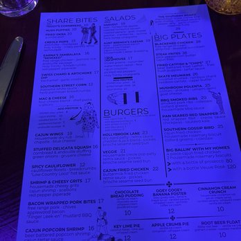 Hollybrook Lane - Menu - Southern Near Me - New York, New York Hollybrook Lane - Menu - Southern Near Me - New York, New York