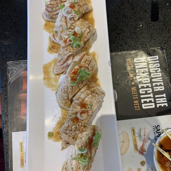 Sushi Town - Seared Albacore belly Sushi - Japanese Near Me - Costa Mesa, California Sushi Town - Seared Albacore belly Sushi - Japanese Near Me - Costa Mesa, California