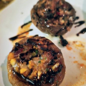 Jacks Chophouse - Sausage stuffed portabella mushrooms - Steakhouses Near Me - Fredericksburg, Texas Jacks Chophouse - Sausage stuffed portabella mushrooms - Steakhouses Near Me - Fredericksburg, Texas