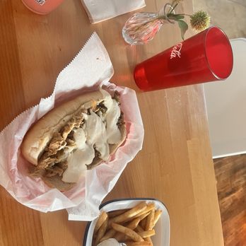 Shahar Cafe - Chicky Cheese Hoagie, Fries Basket - Breakfast & Brunch Near Me - Louisville, Kentucky