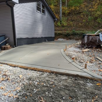 Alpine Landscaping - Concrete pour for camper parking - Landscaping Near Me