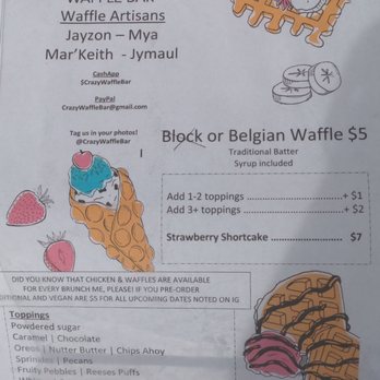 Crazy Waffle Bar - Caterers Near Me - New Orleans, Louisiana Crazy Waffle Bar - Caterers Near Me - New Orleans, Louisiana