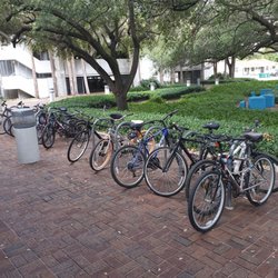 Earlington Heights Metrorail Station - Bike rack in front of security desk