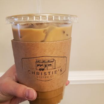 Christie’s Coffee - Honey lavender iced latte with oat milk - Coffee & Tea Near Me - North Augusta, South Carolina Christie’s Coffee - Honey lavender iced latte with oat milk - Coffee & Tea Near Me - North Augusta, South Carolina