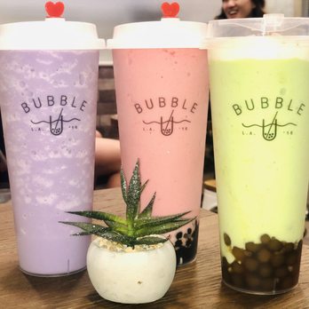 Bubble University - Taro, strawberry, & avocado smoothie - Bubble Tea Near Me - Roseville, California
