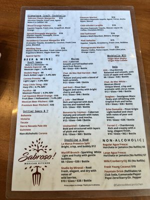 Menu photo 1 Sabroso! Mexican Kitchen Garden Grove, CA Menu photo 1 Sabroso! Mexican Kitchen Garden Grove, CA