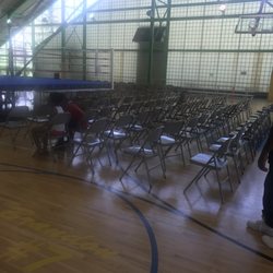 Zelma Watson George - Inside of gym