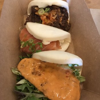 Fat Bao - Top to bottom: Bulgogi, New Yorker, Spicy Thai - Chinese Near Me - Houston, Texas